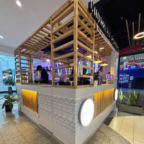 Producción, suministro e instalación de isla churreria porfirio 2