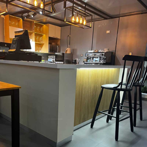 Diseño y fabircación isla de cafe en el poblado Medellin 2