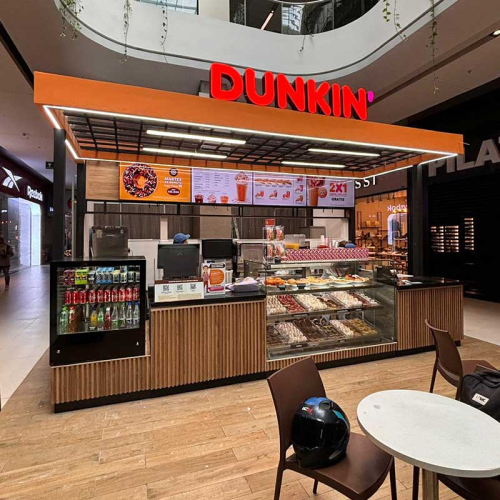 Fabricación y control de obra isla Dunkin cc VIVA ENVIGADO